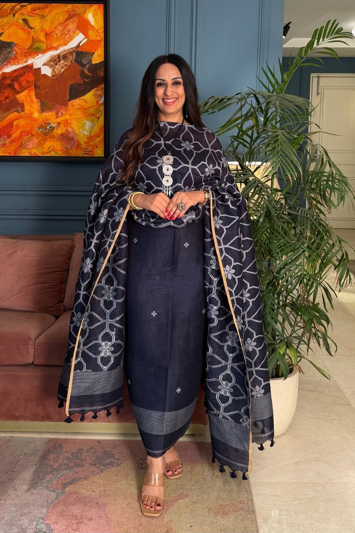 Jayshree linen kurta dupatta sets!!
