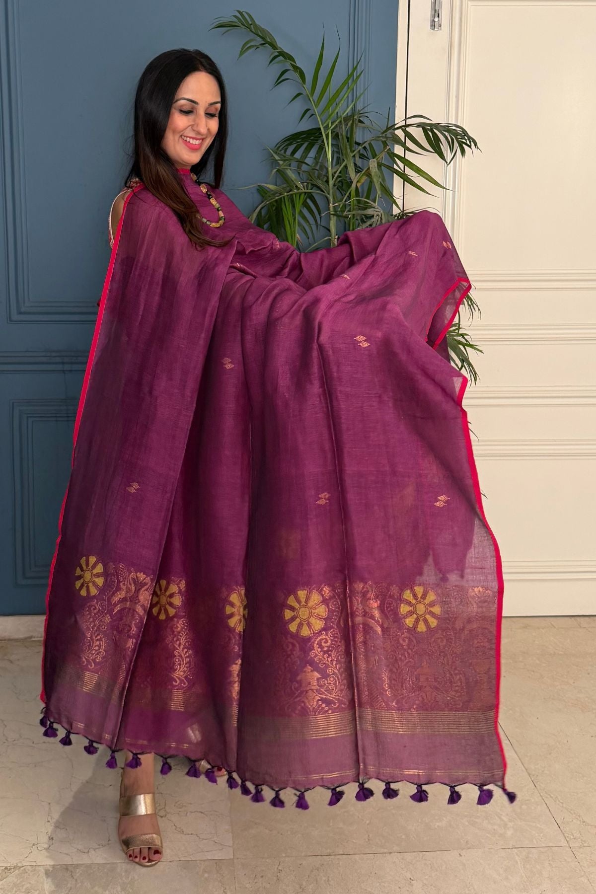Jayshree linen kurta Dupatta sets