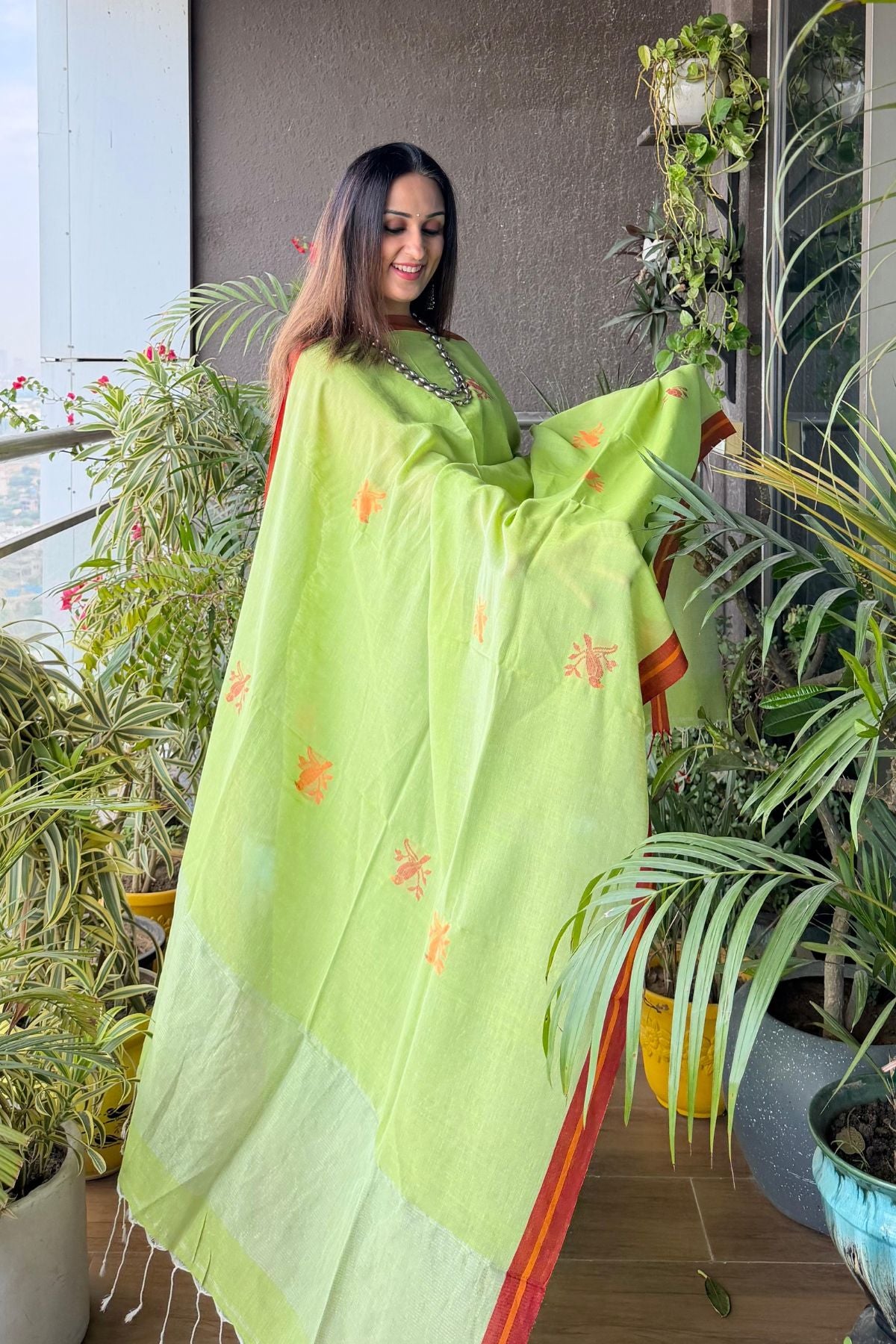 Jamdani pure cotton kurta dupatta sets!!