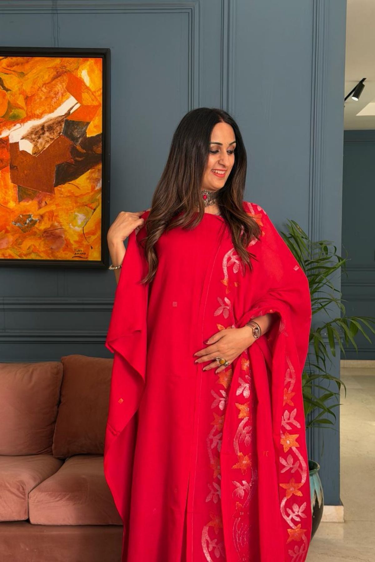 Jamdani pure cotton kurta dupatta sets!!