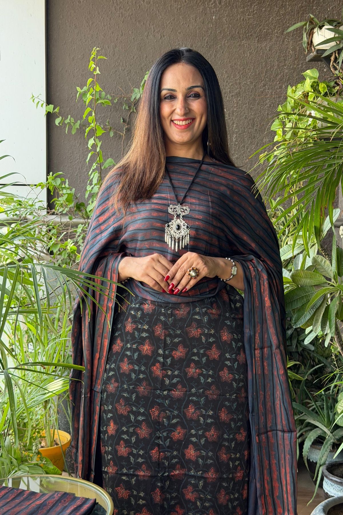 Pomegranate peel Handblock full sets on Premium Modal fabric!!