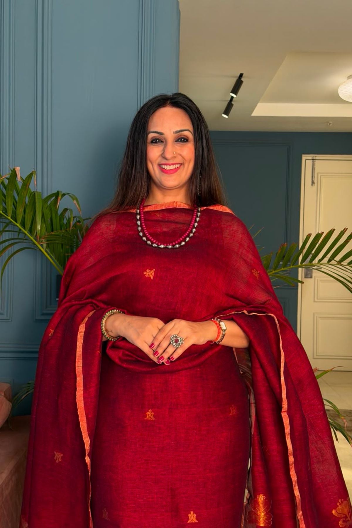 Jayshree linen kurta Dupatta sets
