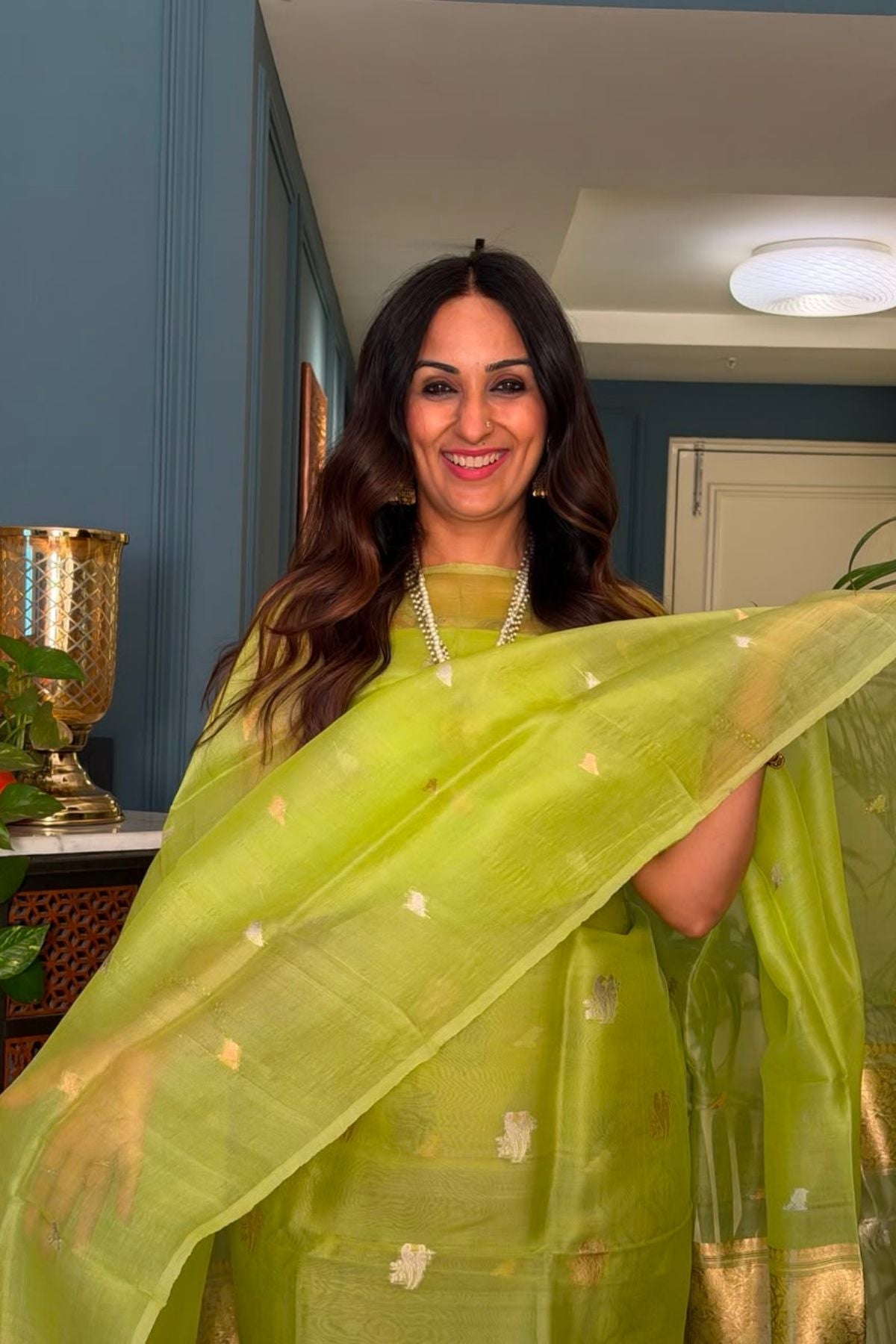 New Banarasi weave suit sets on pure organza silk!!