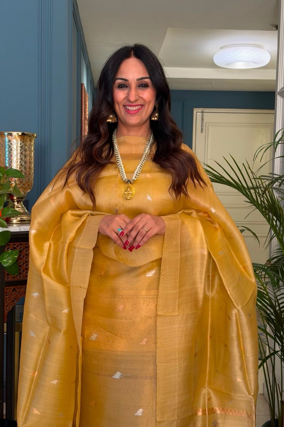 New Banarasi weave suit sets on pure organza silk!!