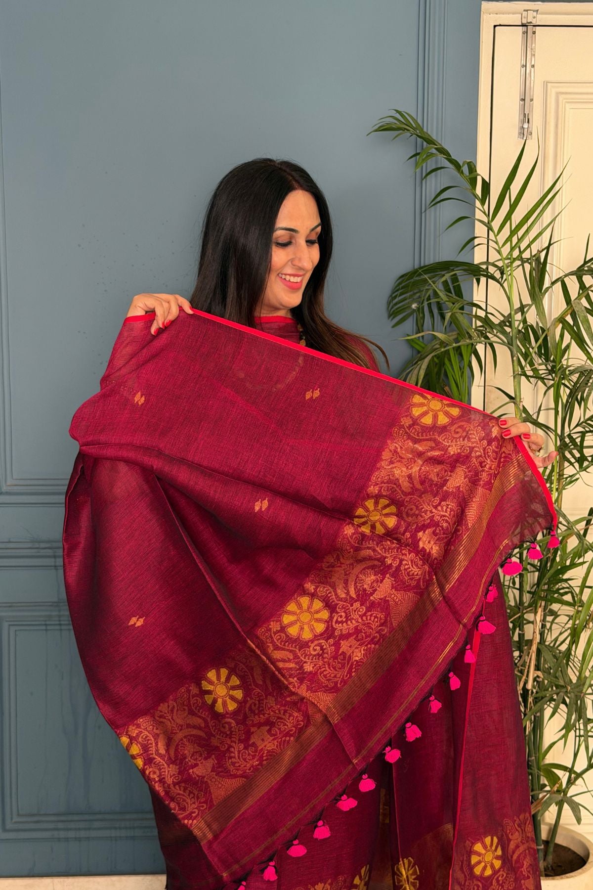Jayshree linen kurta Dupatta sets