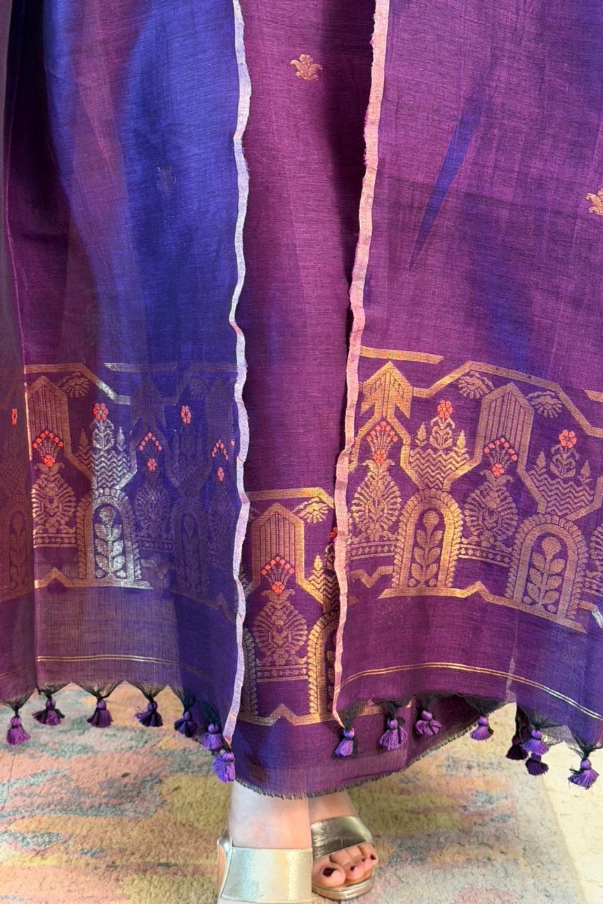 Jayshree linen kurta Dupatta sets