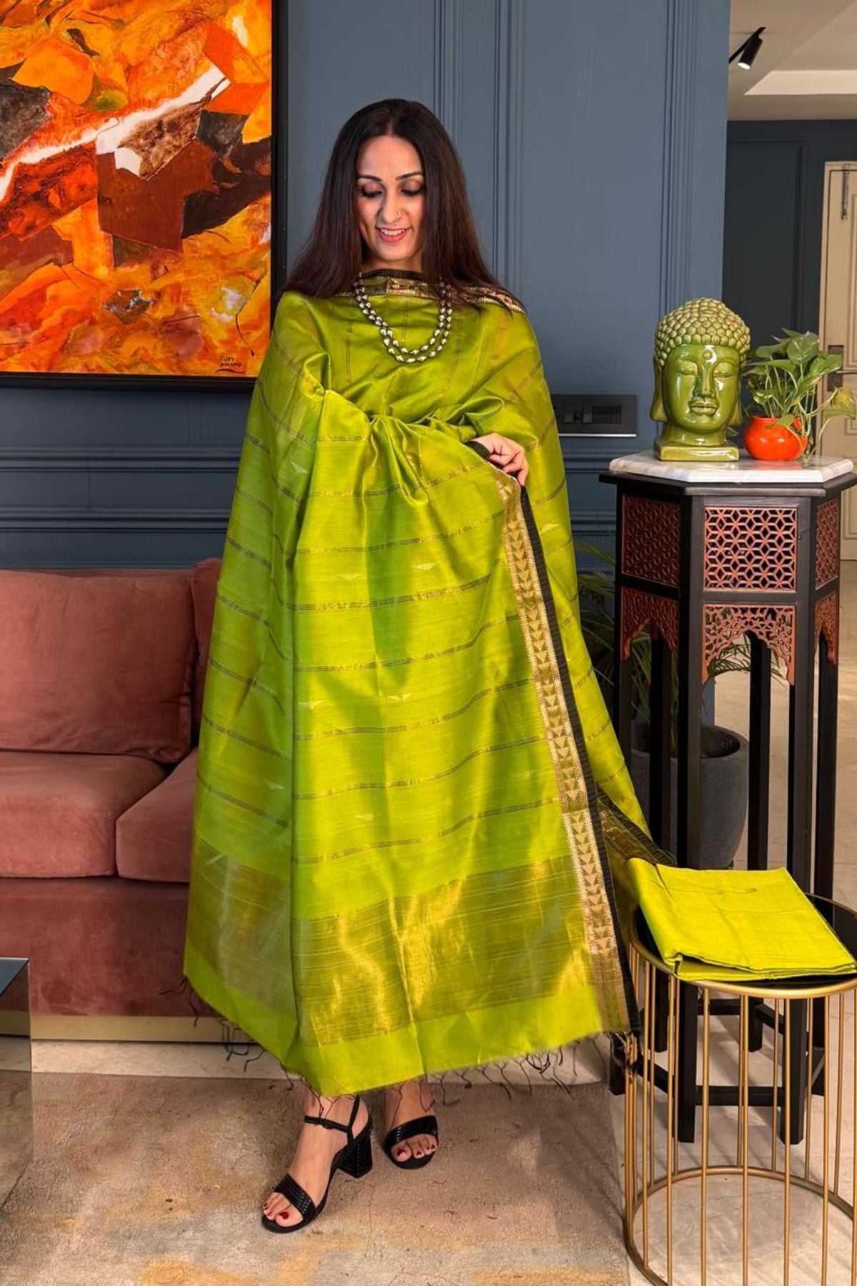 Handloom Maheshwari silk full sets