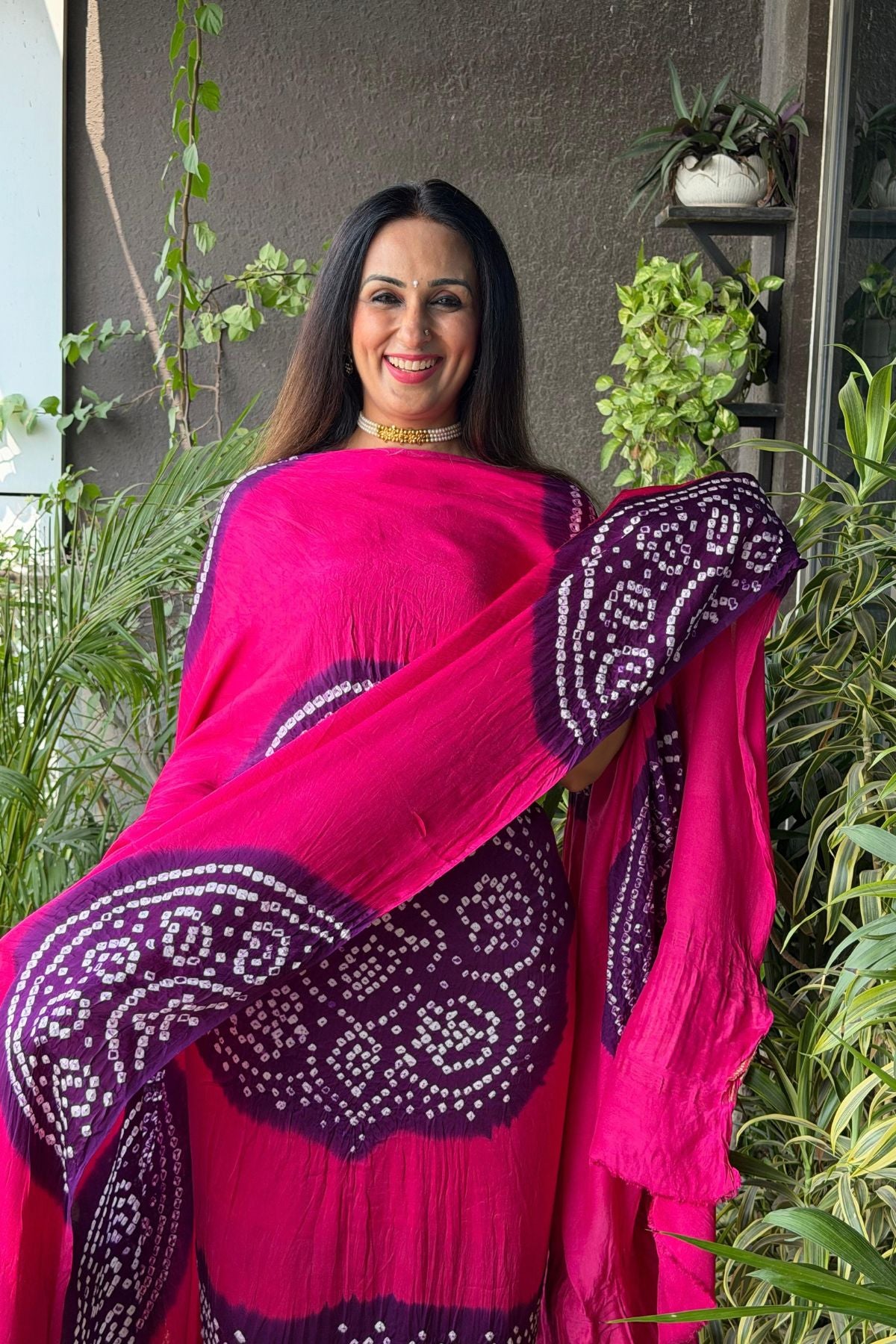 Bandhani work full sets on pure modal satin!!!
