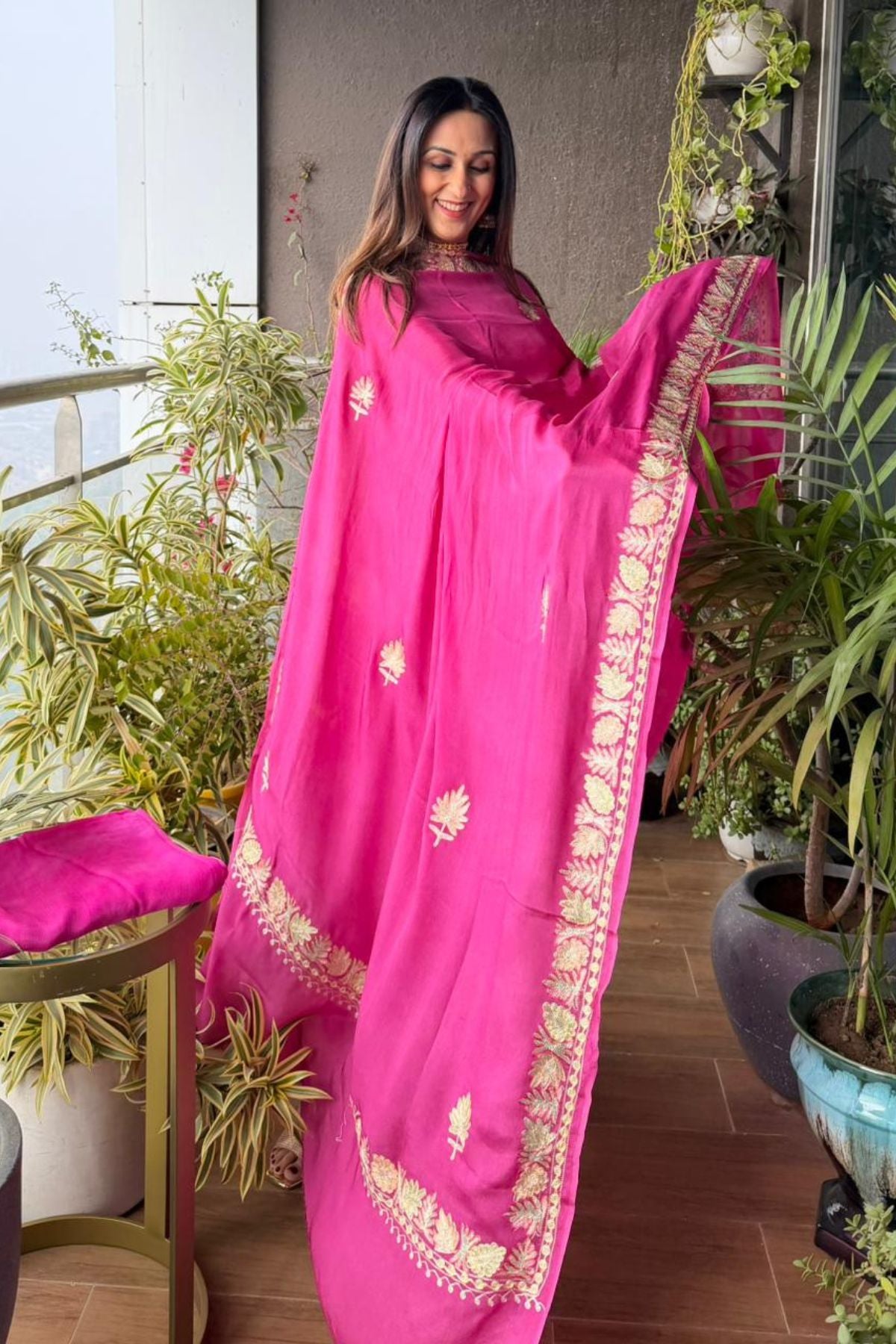 Upadda suit sets with Kashmiri Aari work!!