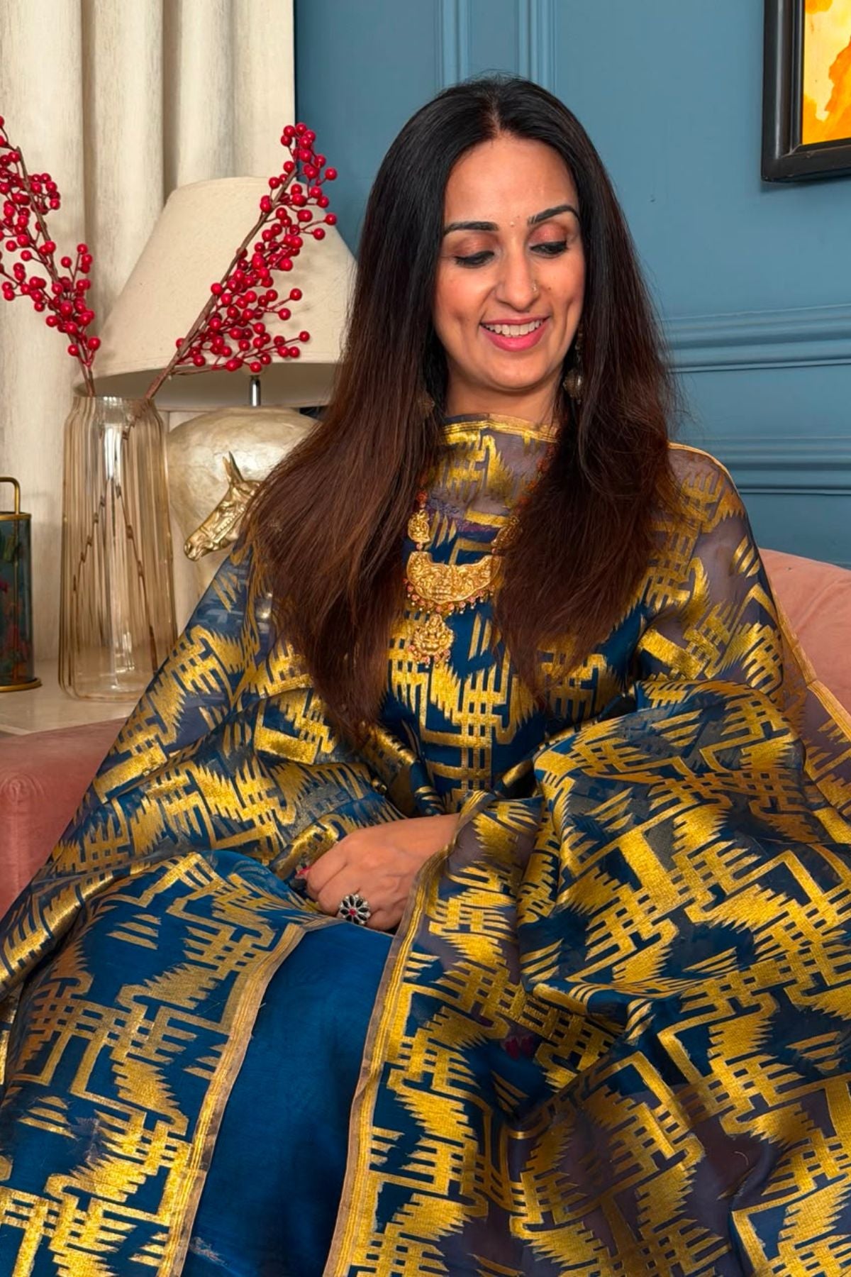 Pure muslin handwoven suit sets
