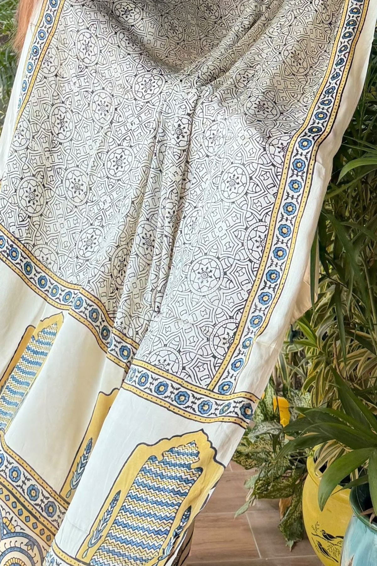 Ajrakh Modal Kurta Dupatta Set