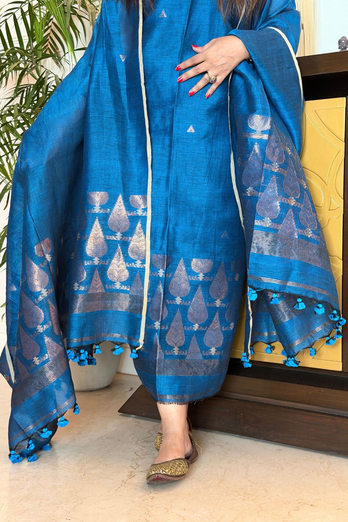 Jayshree linen kurta Dupatta sets