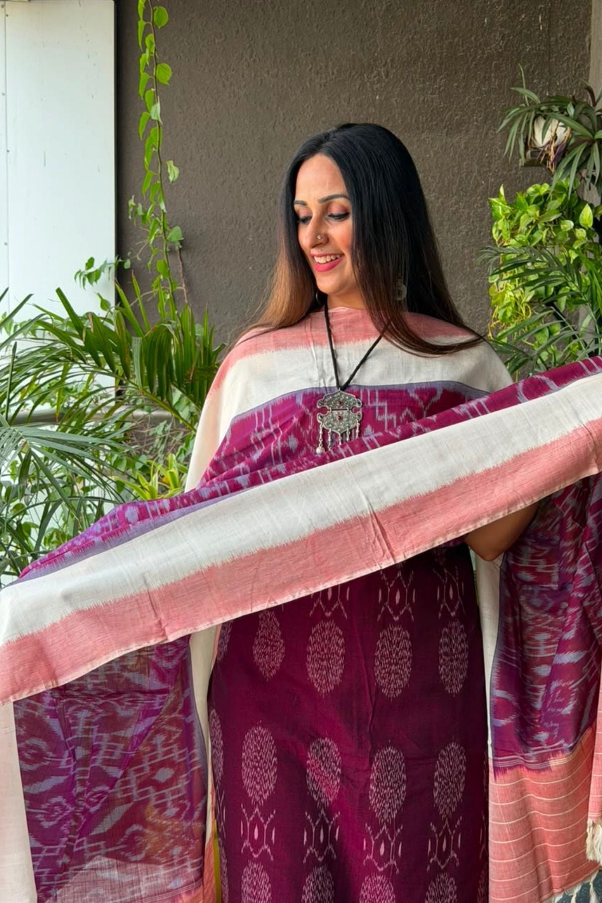 Double Ikat cotton full sets!!