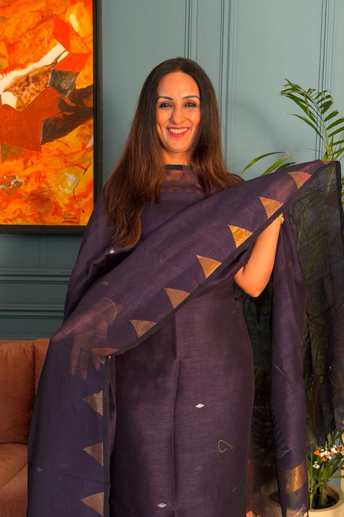 Jayshree linen kurta Dupatta sets