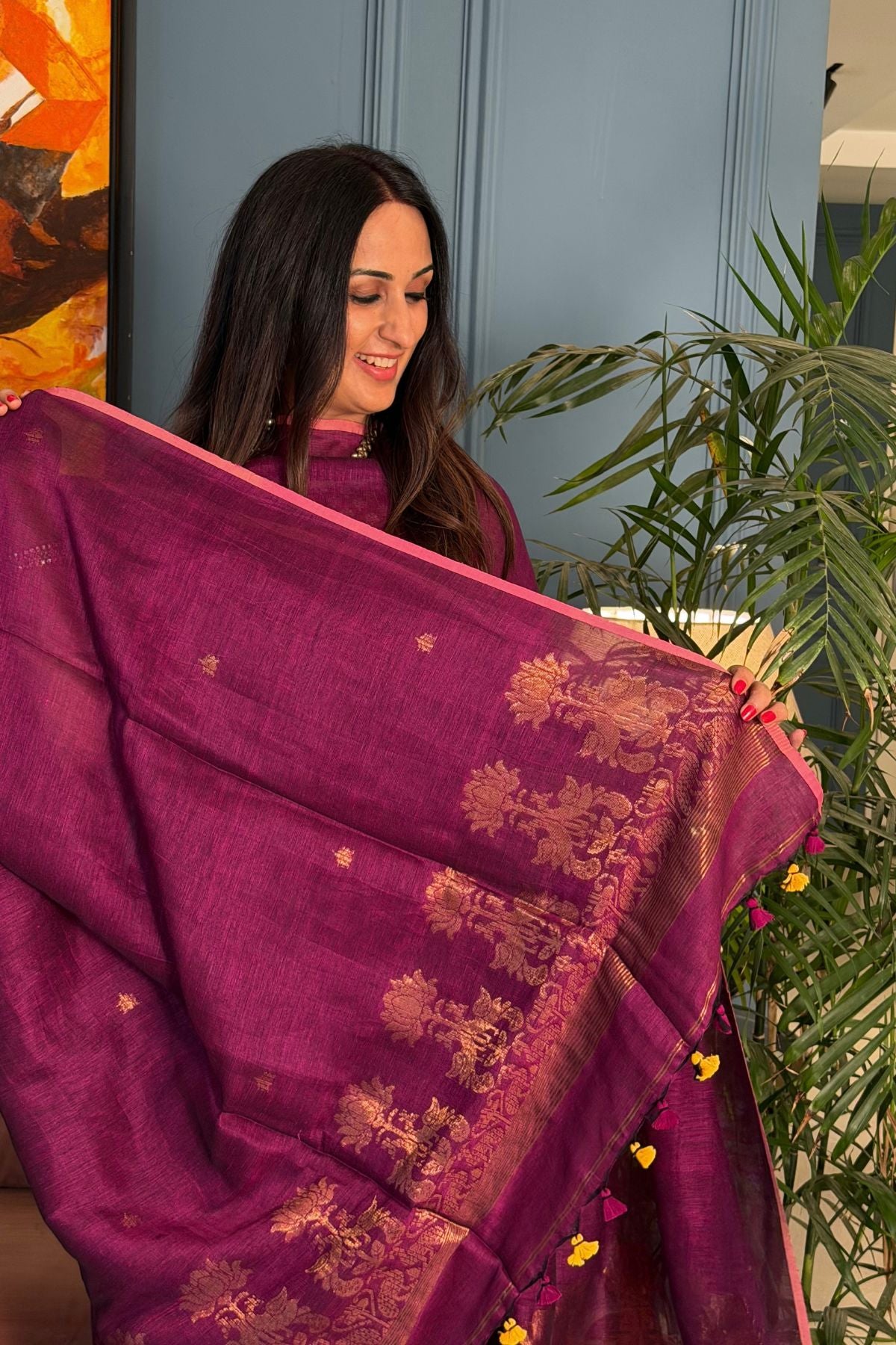 Jayshree linen kurta Dupatta sets