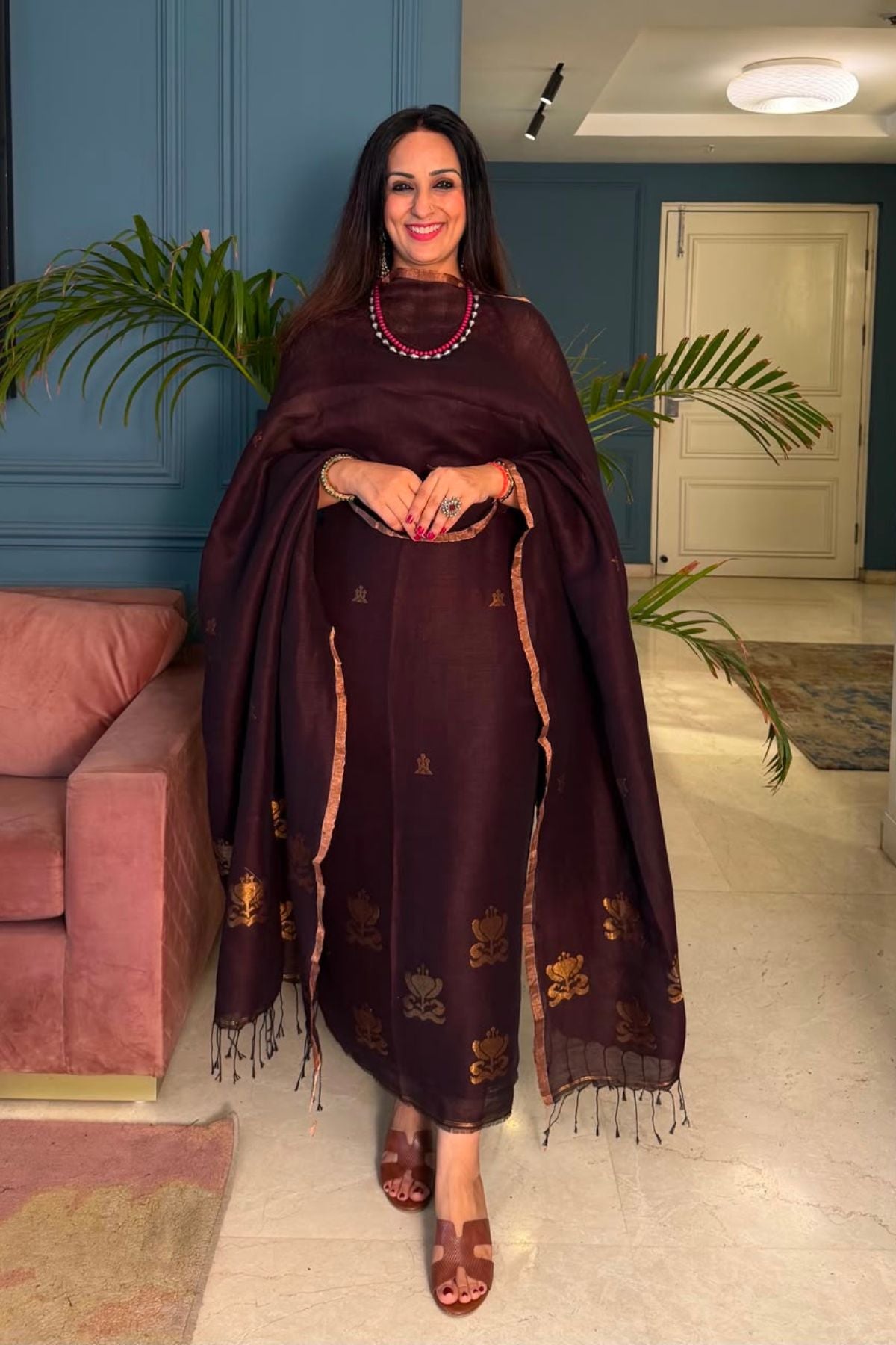 Jayshree linen kurta Dupatta sets