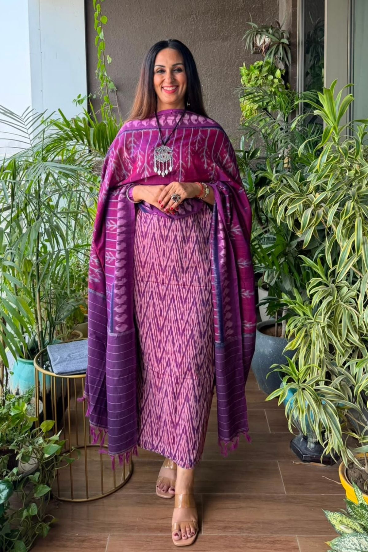 Double Ikat cotton full sets!!