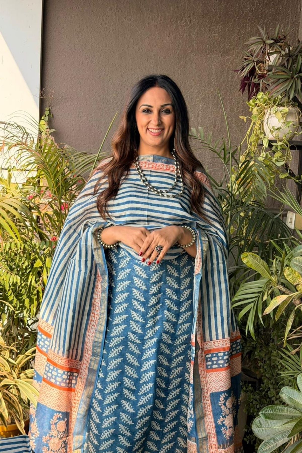 Bagh full sets on pure Maheshwari Silk