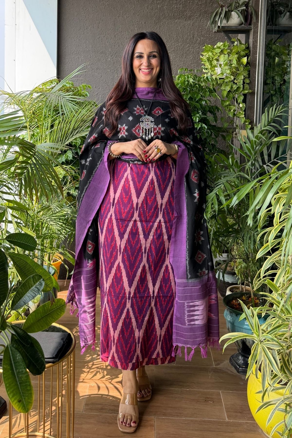 Double Ikat cotton full sets!!