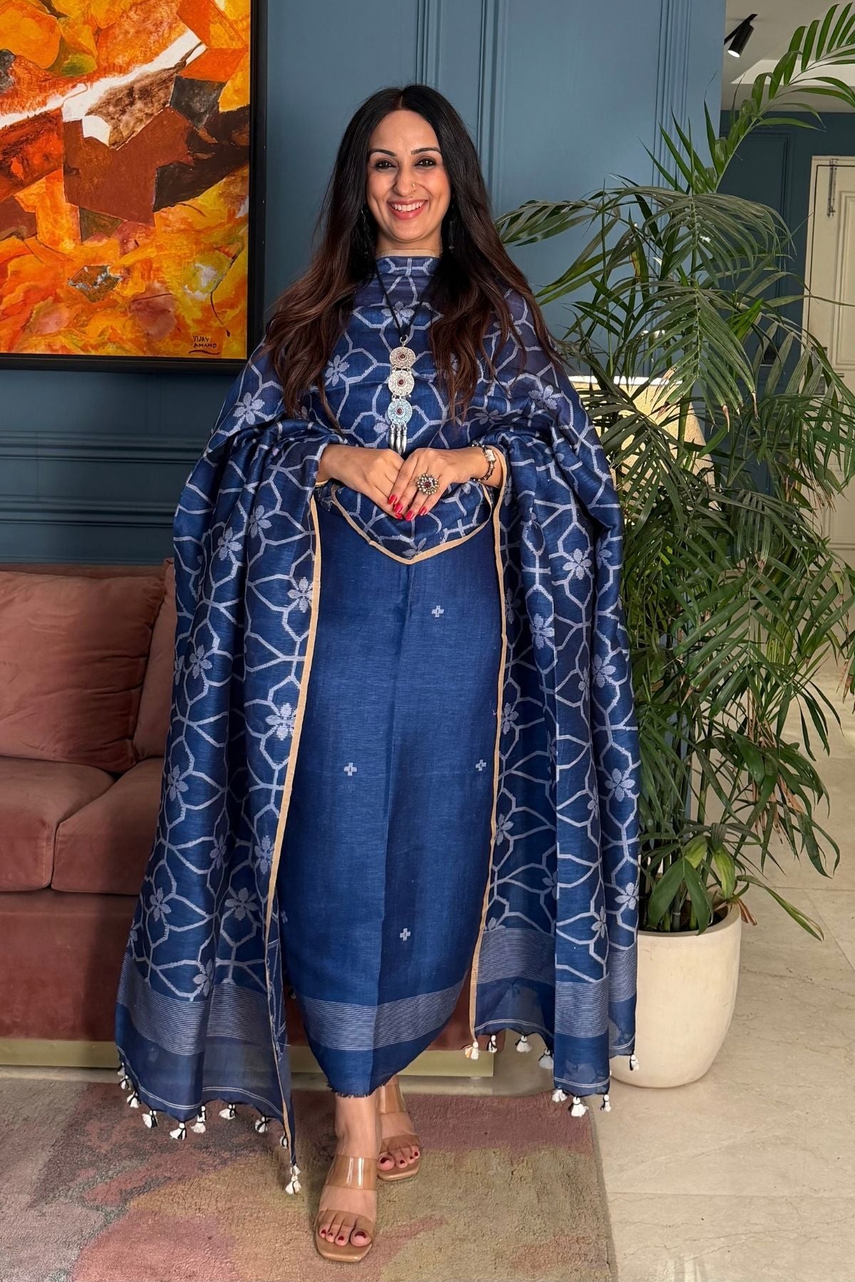 Jayshree linen kurta dupatta sets!!