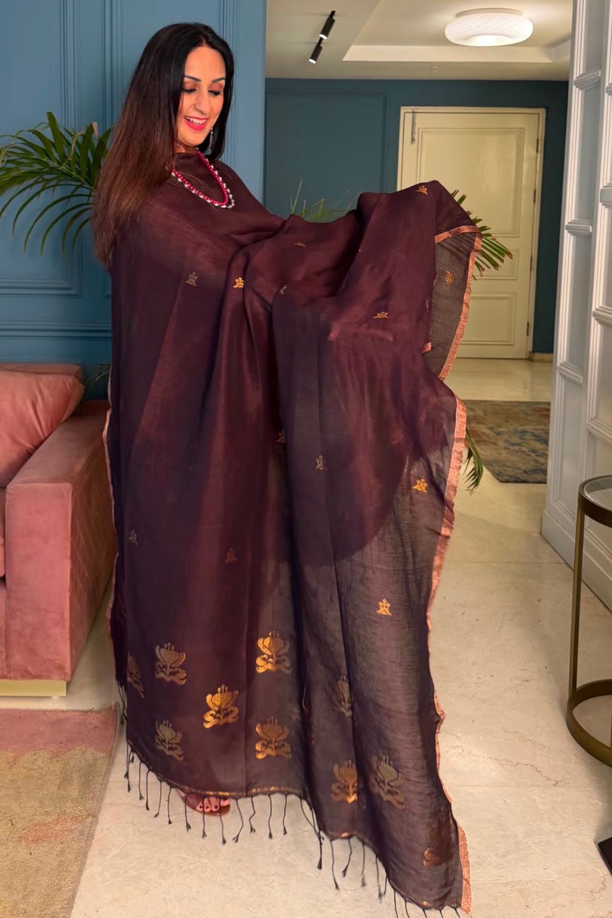 Jayshree linen kurta Dupatta sets