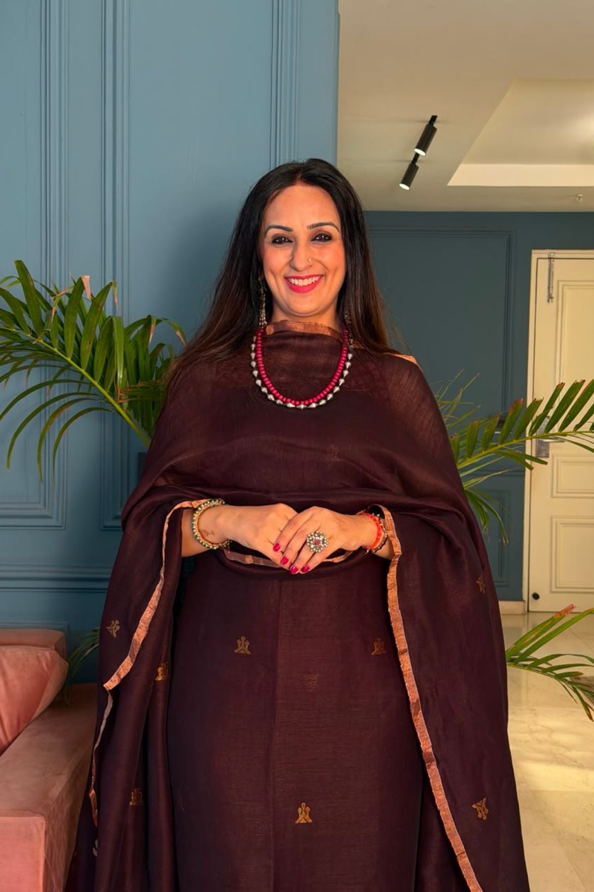 Jayshree linen kurta Dupatta sets