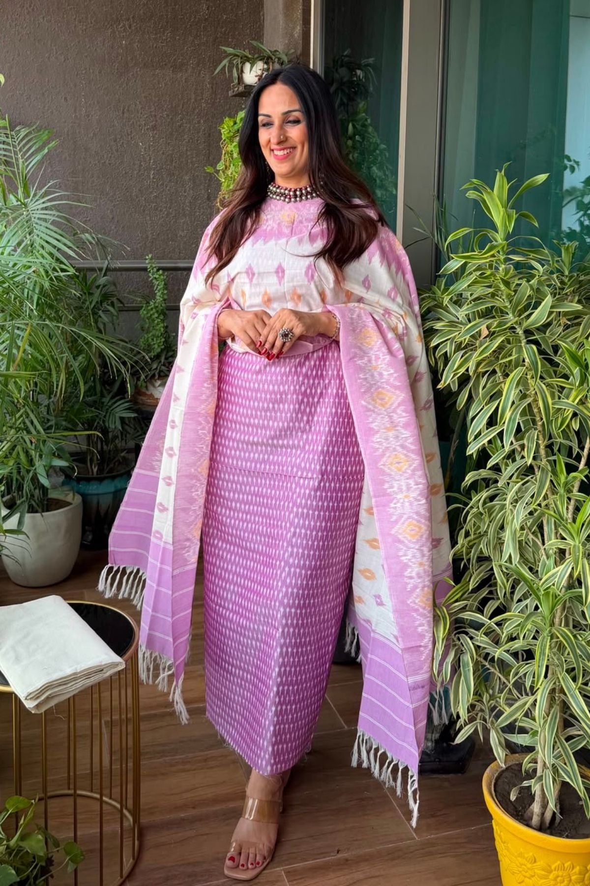 Mercerised cotton Ikat full sets!!