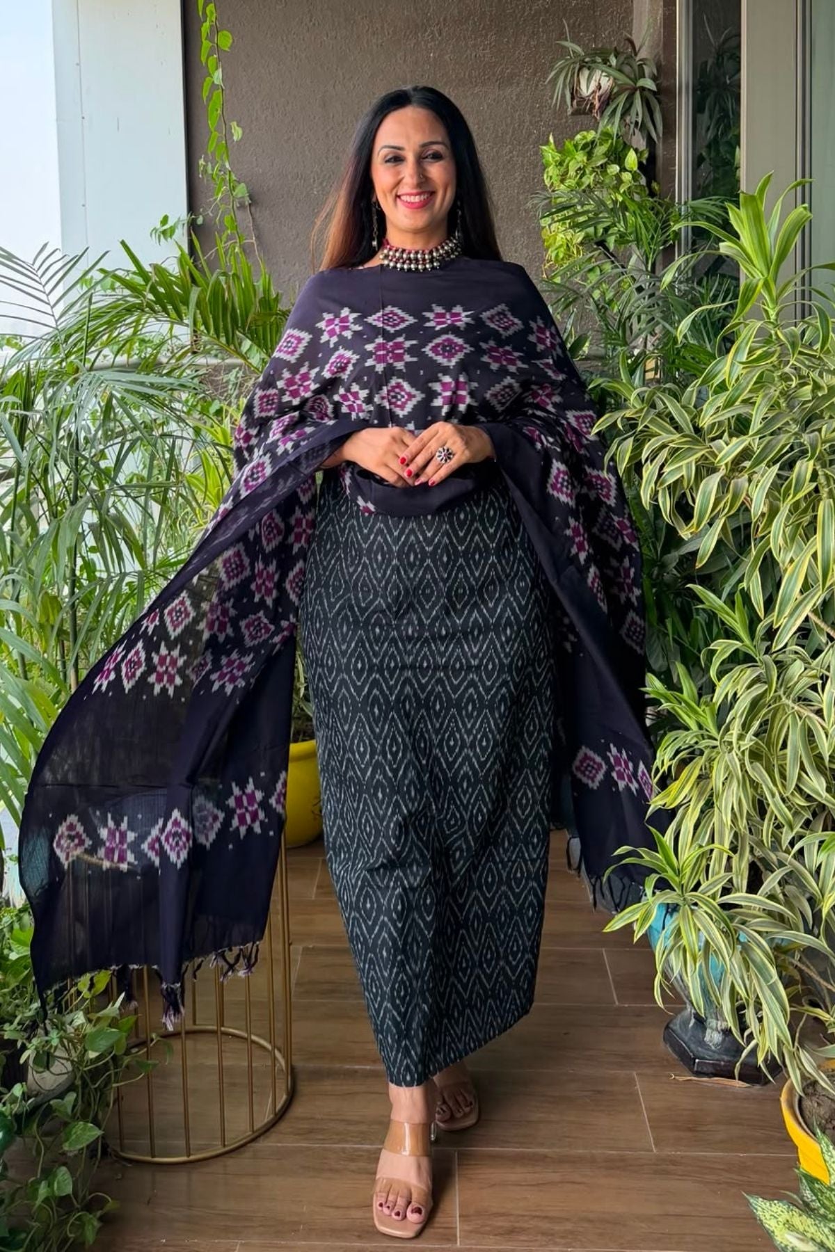 Mercerised cotton Ikat full sets!!