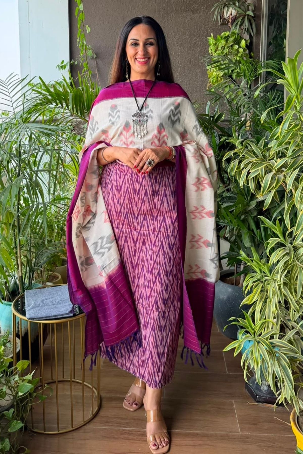 Double Ikat cotton full sets!!