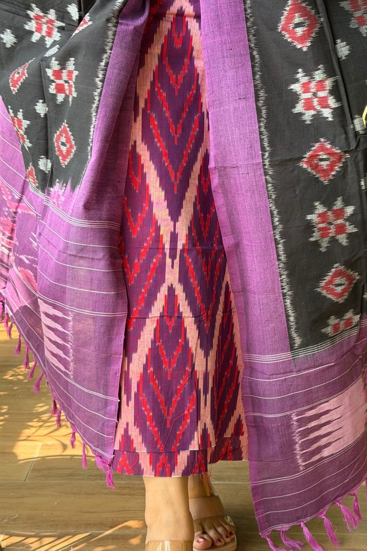 Double Ikat cotton full sets!!