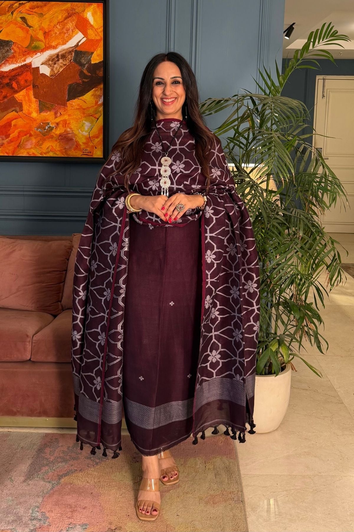 Jayshree linen kurta dupatta sets!!