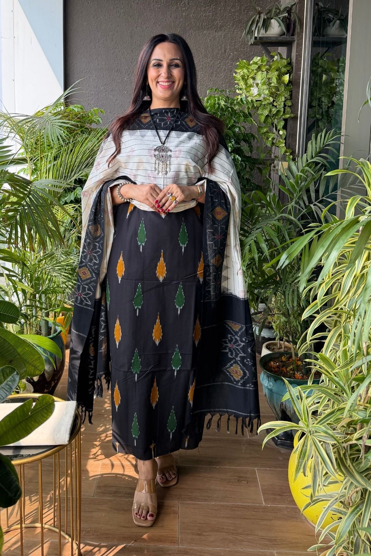 Double Ikat cotton full sets!!
