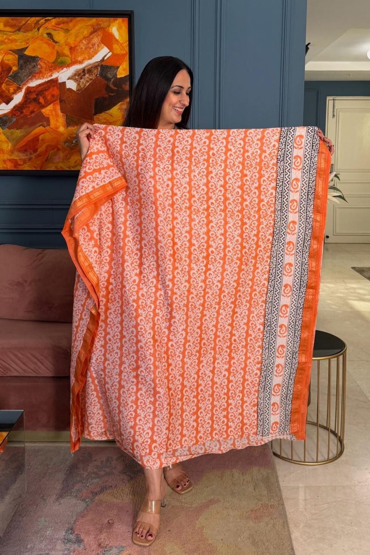 Handblocked Bagh full sets on pure Maheshwari!!