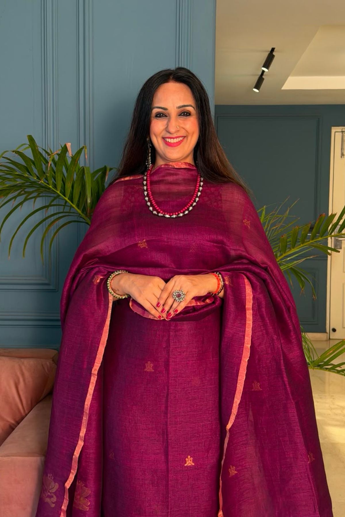 Jayshree linen kurta Dupatta sets