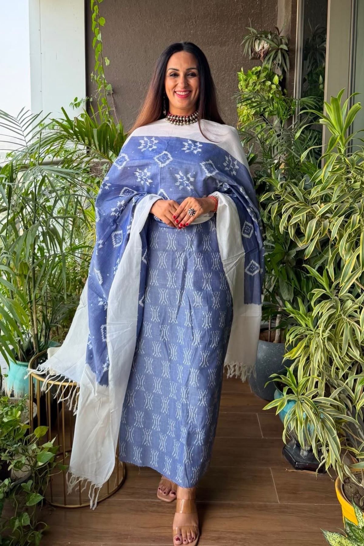 Mercerised cotton Ikat full sets!!