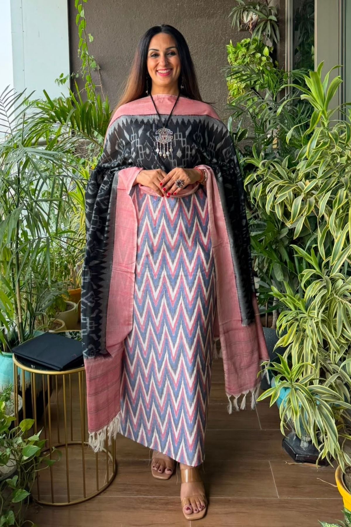 Double Ikat cotton full sets!!