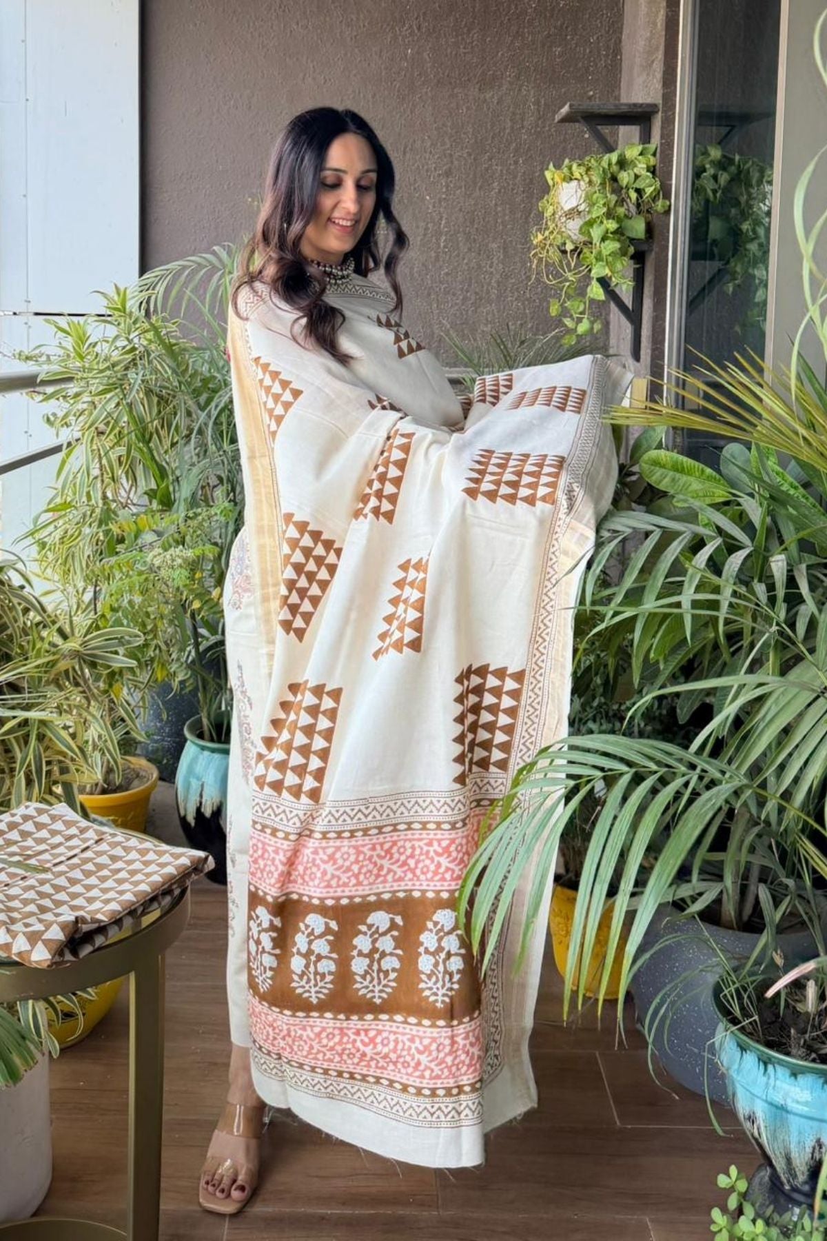 Handblocked pure cotton Bagh full sets!!