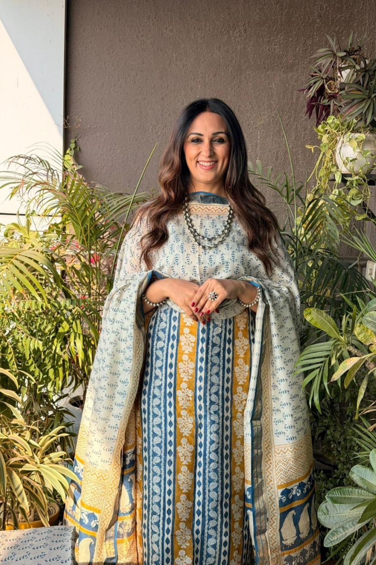 Bagh full sets on pure Maheshwari Silk