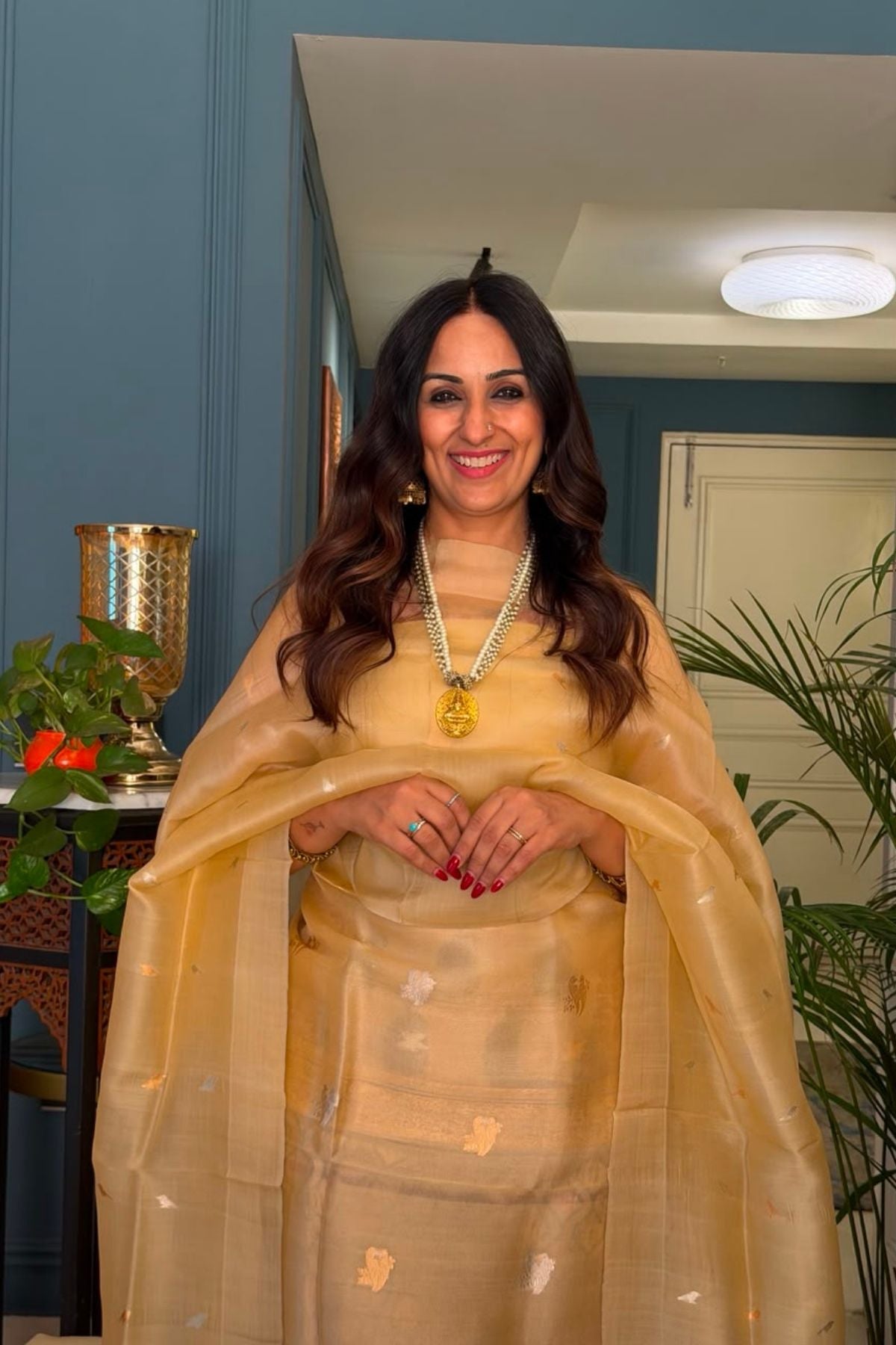New Banarasi weave suit sets on pure organza silk!!