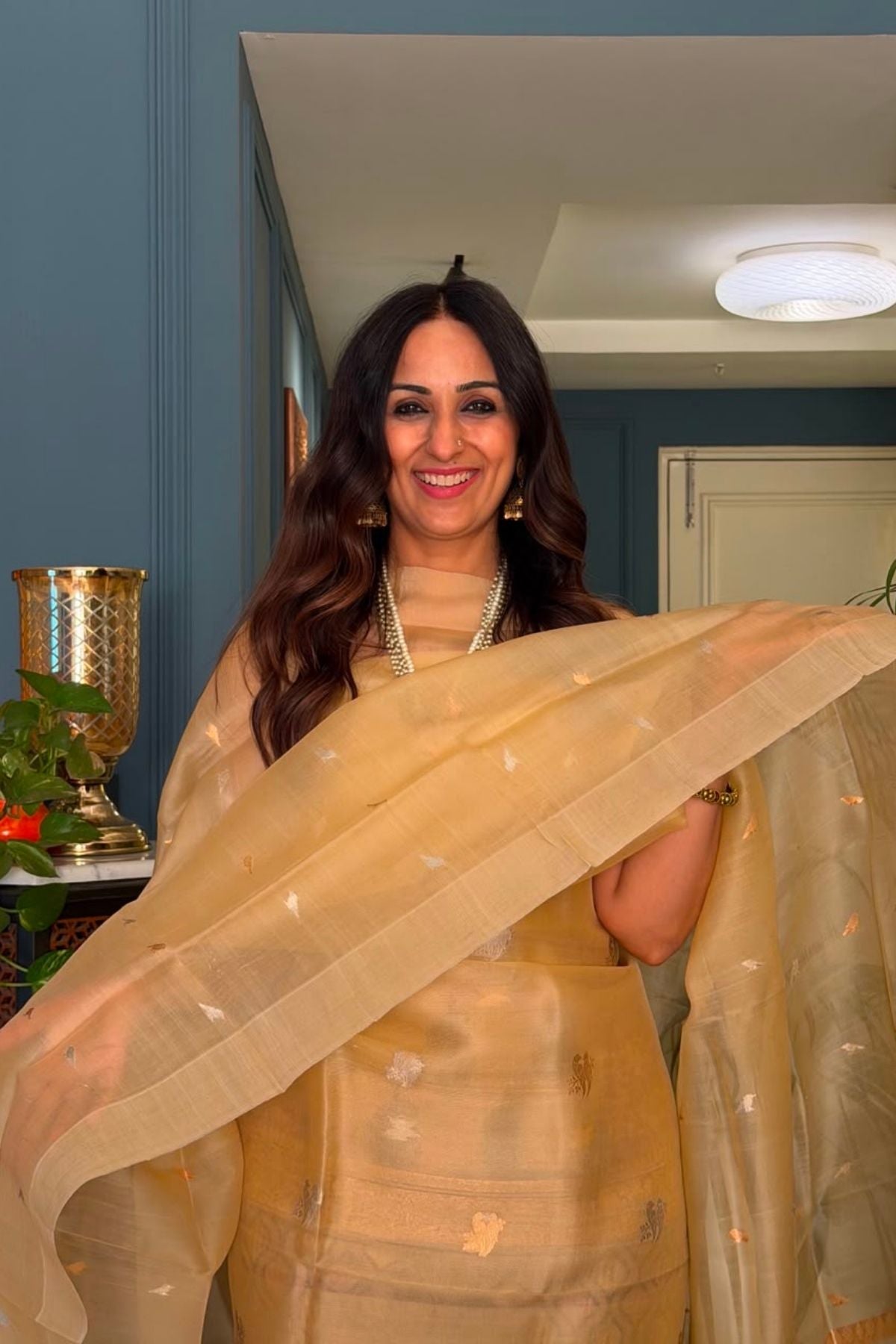 New Banarasi weave suit sets on pure organza silk!!