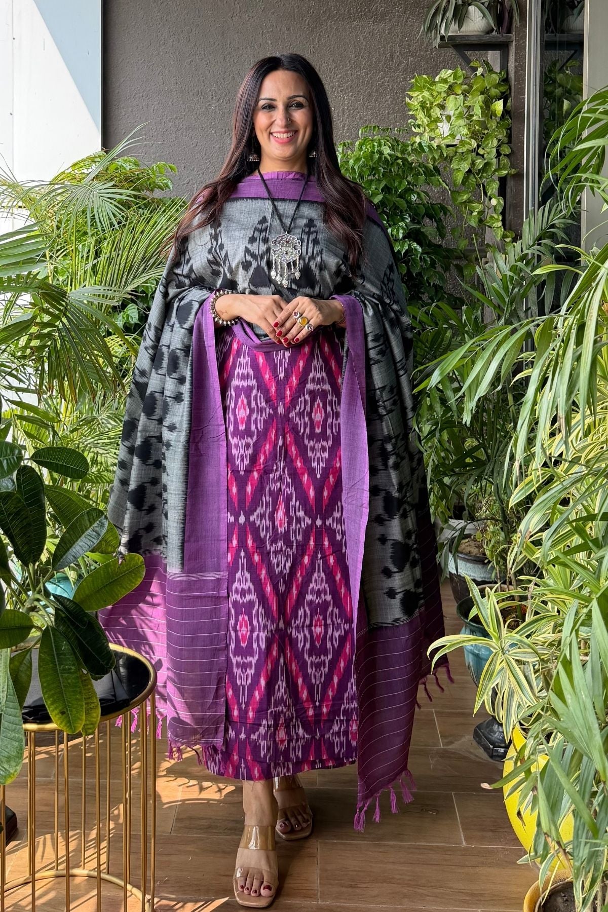 Double Ikat cotton full sets!!