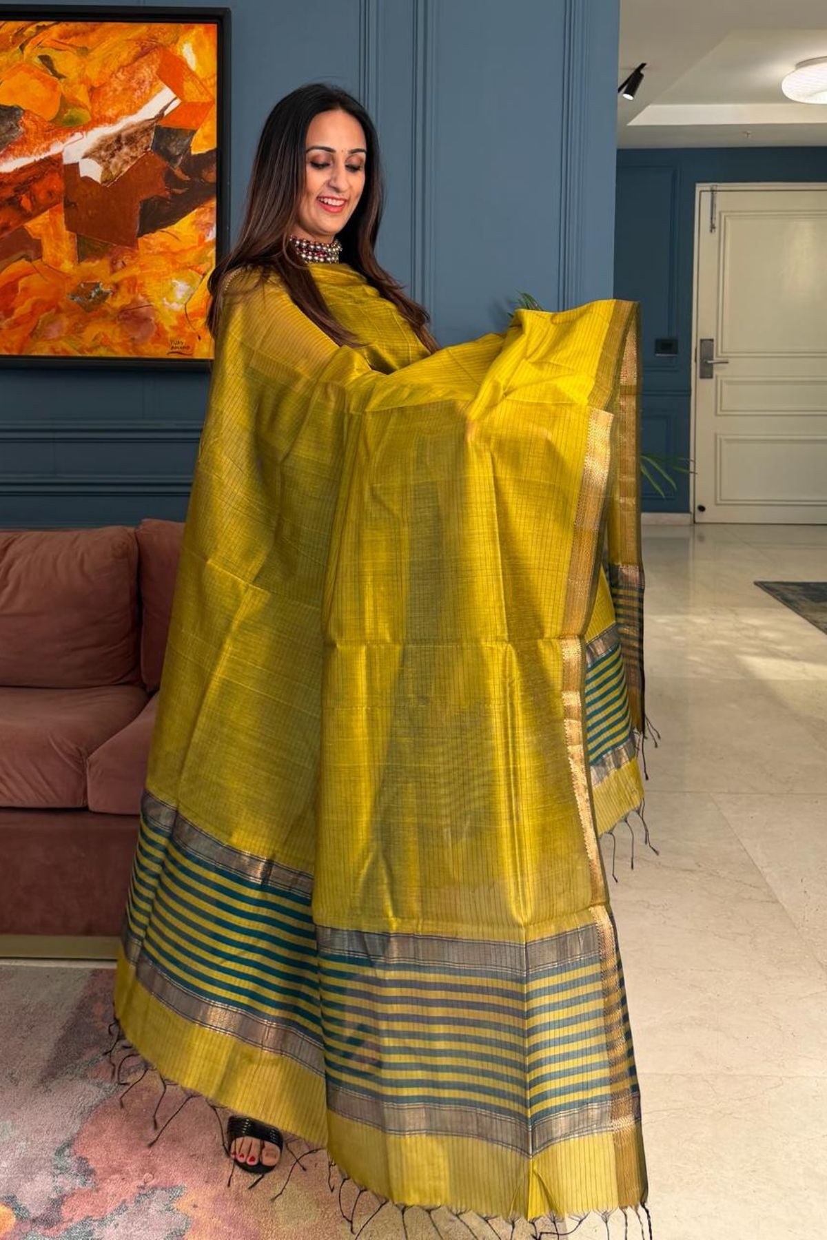 Summer special Maheshwari silk kurta dupatta set!!