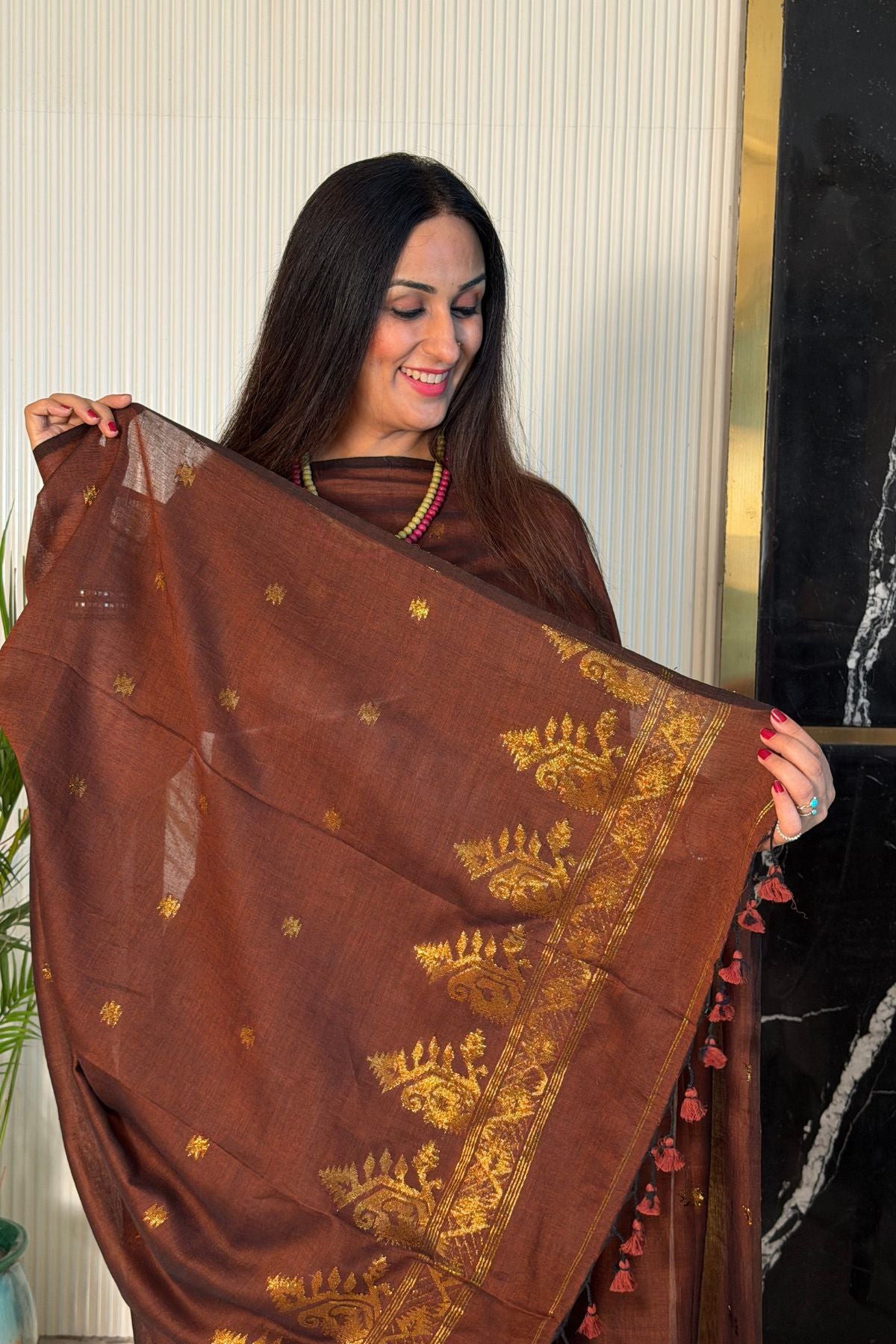 Mercerised pure cotton zari weave kurta dupatta sets with Jamdani weave !!
