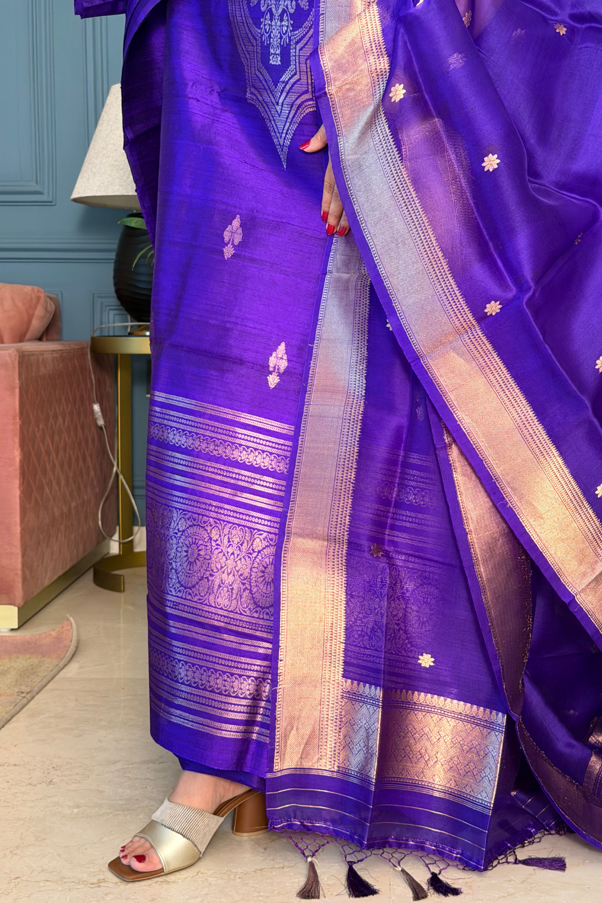 Handwoven Pure Raw silk suit sets with pure organza silk dupatta!!