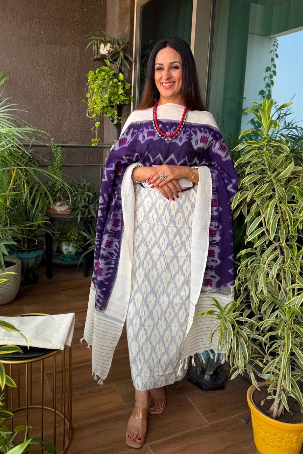 Double Ikat cotton full sets!!