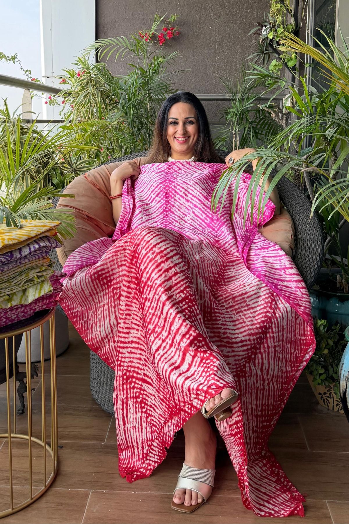 Hand Shibori kurtas on Pure Chanderi!!