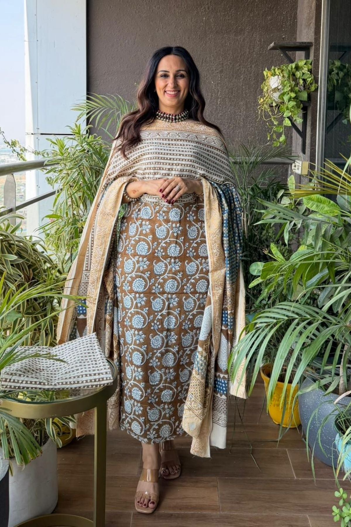 Handblocked pure cotton Bagh full sets!!