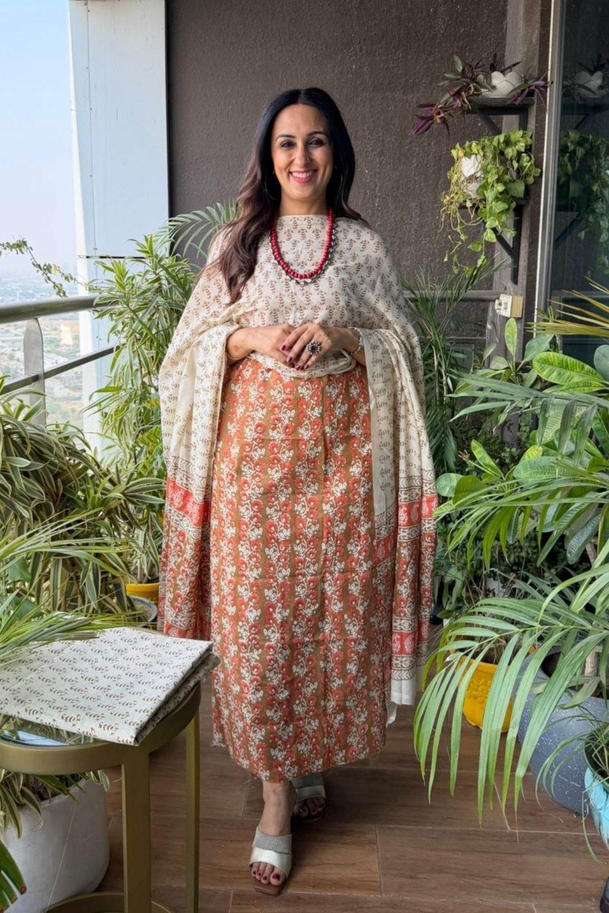 Handblocked pure cotton Bagh full sets!!