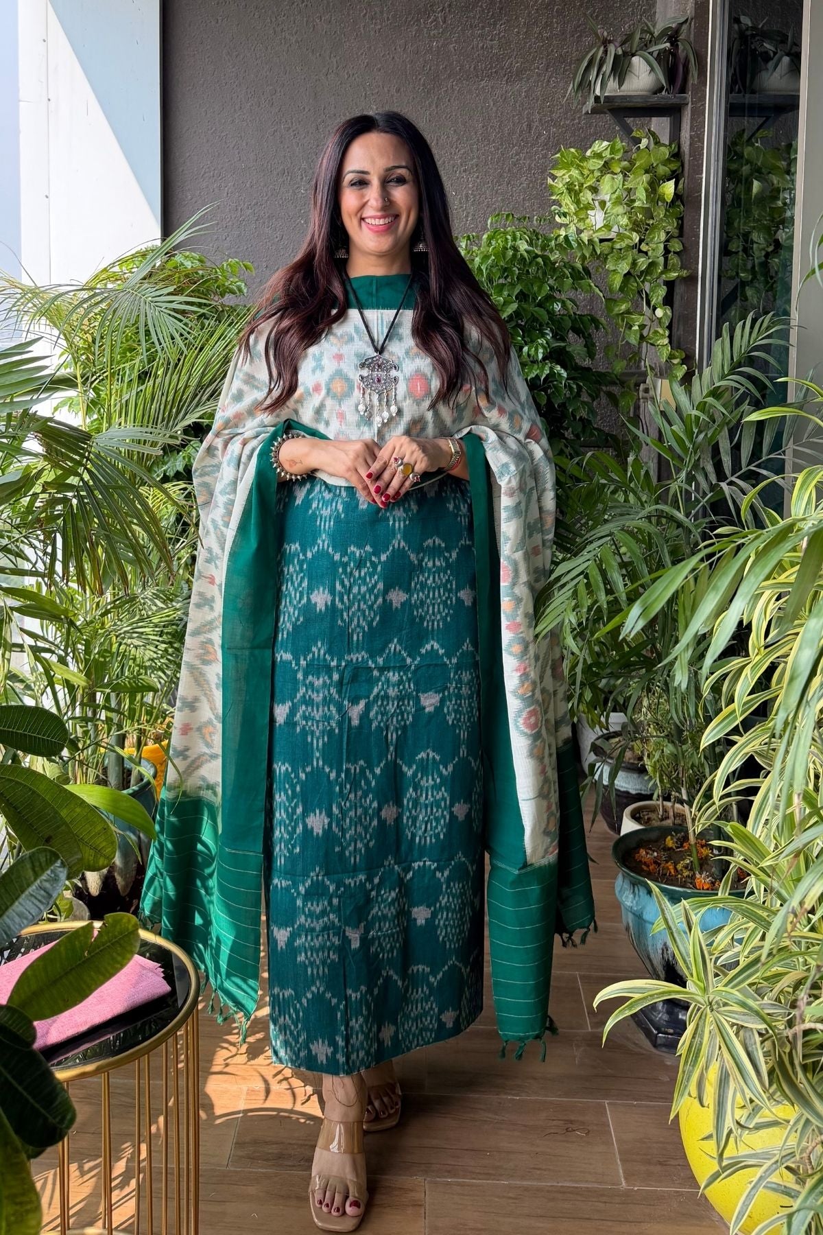 Double Ikat cotton full sets!!