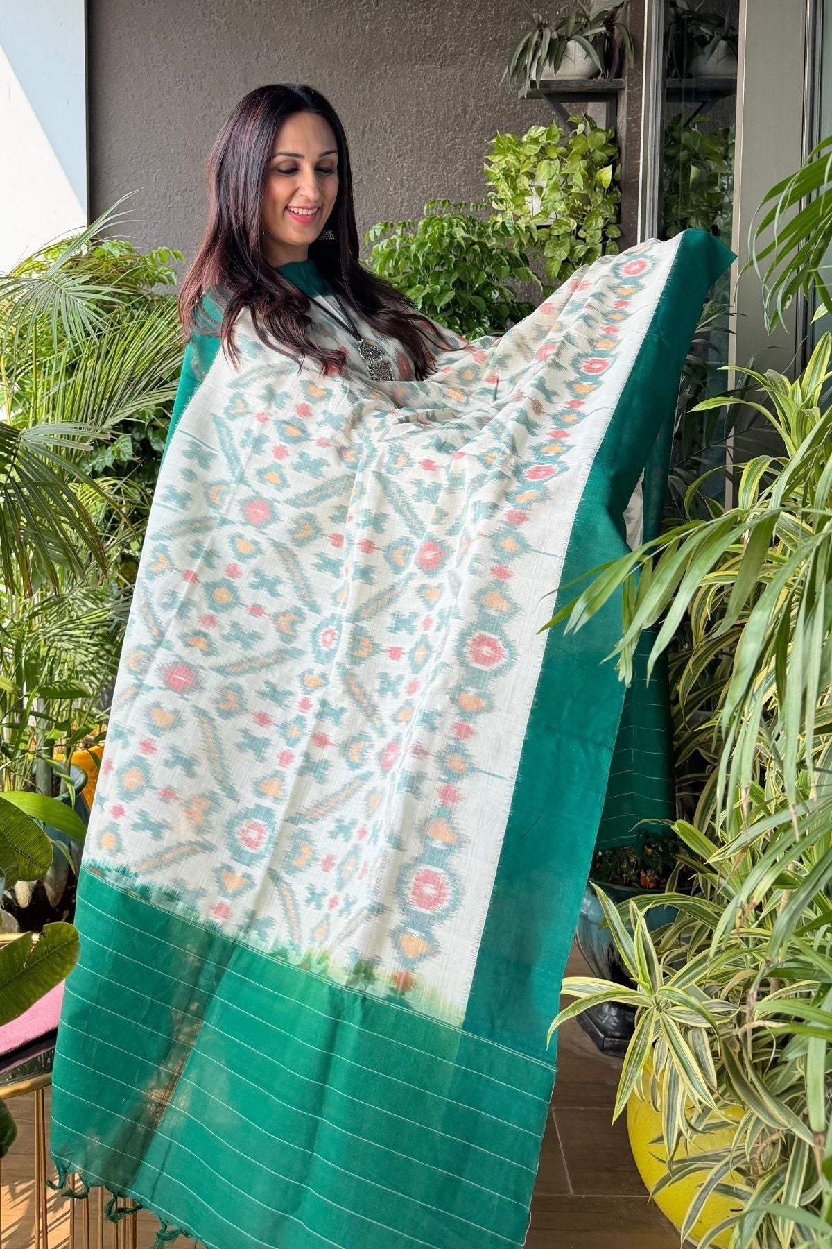 Double Ikat cotton full sets!!